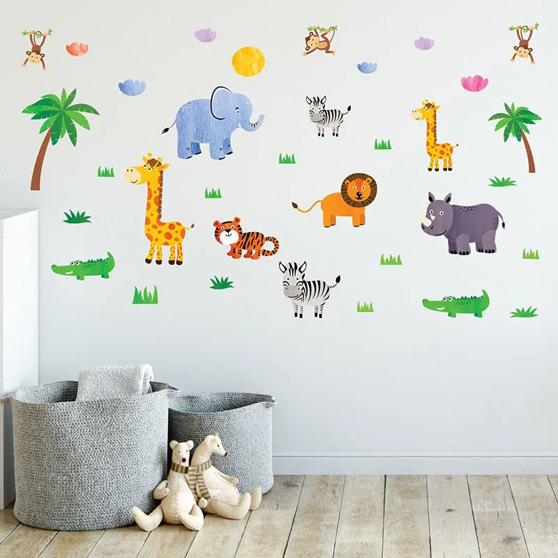 Stickers - Animaux de la jungle-0