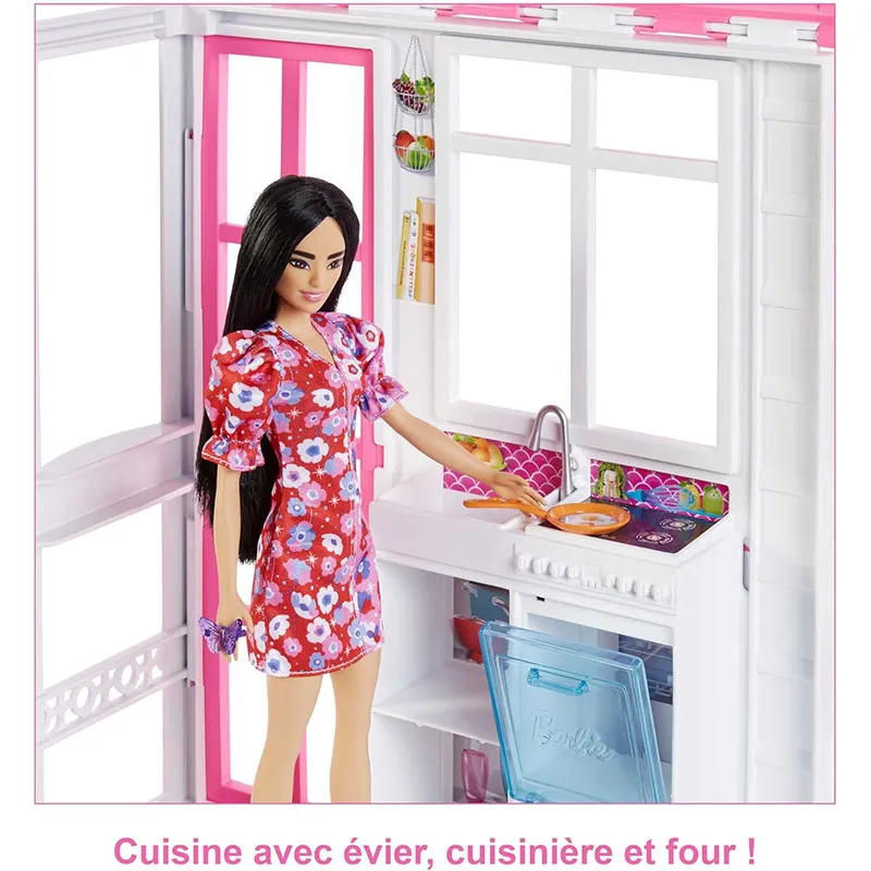 Coffret Maison sur 2 niveaux Barbie - 3+-3