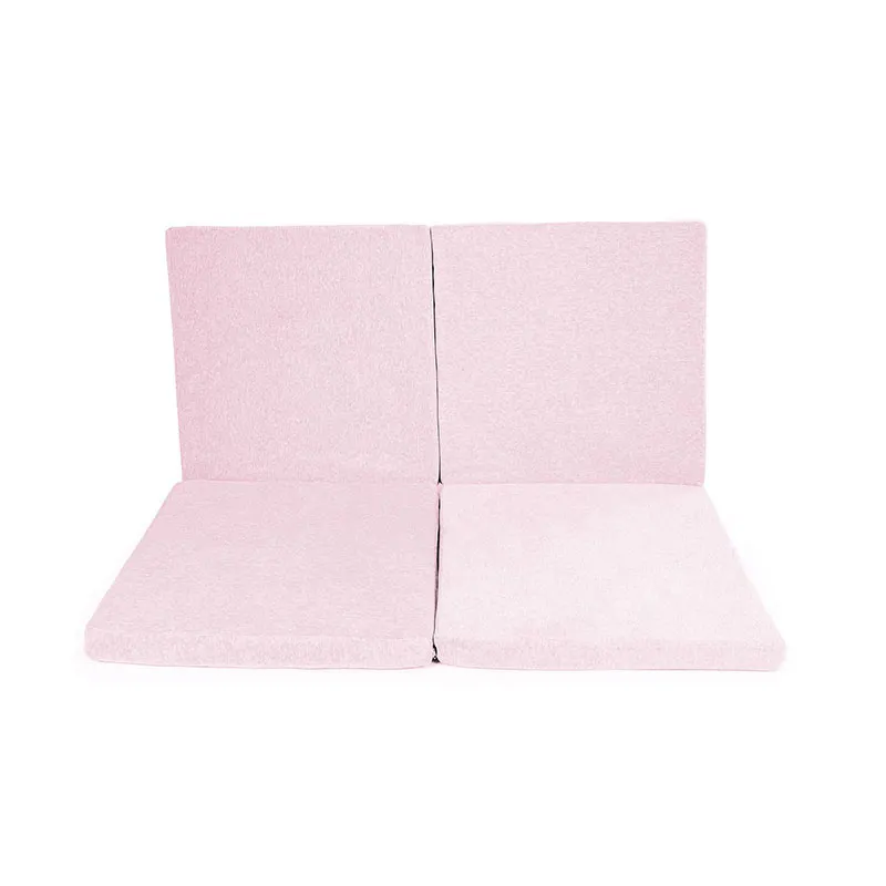 Tapis de jeu carré Rose 120x120cm - 0m+-2