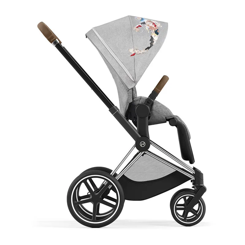 Poussette électrique ePRIAM Chrome Black/Koi mid-Grey - 0m+-3