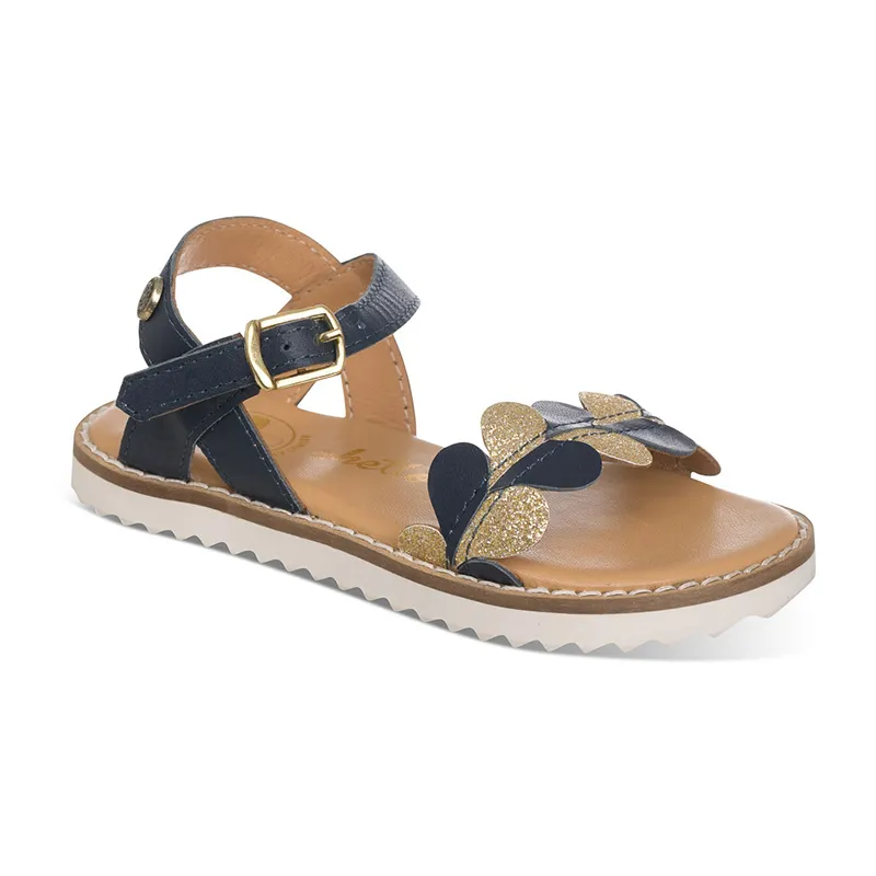Sandales à bride Amour - Bleu-1