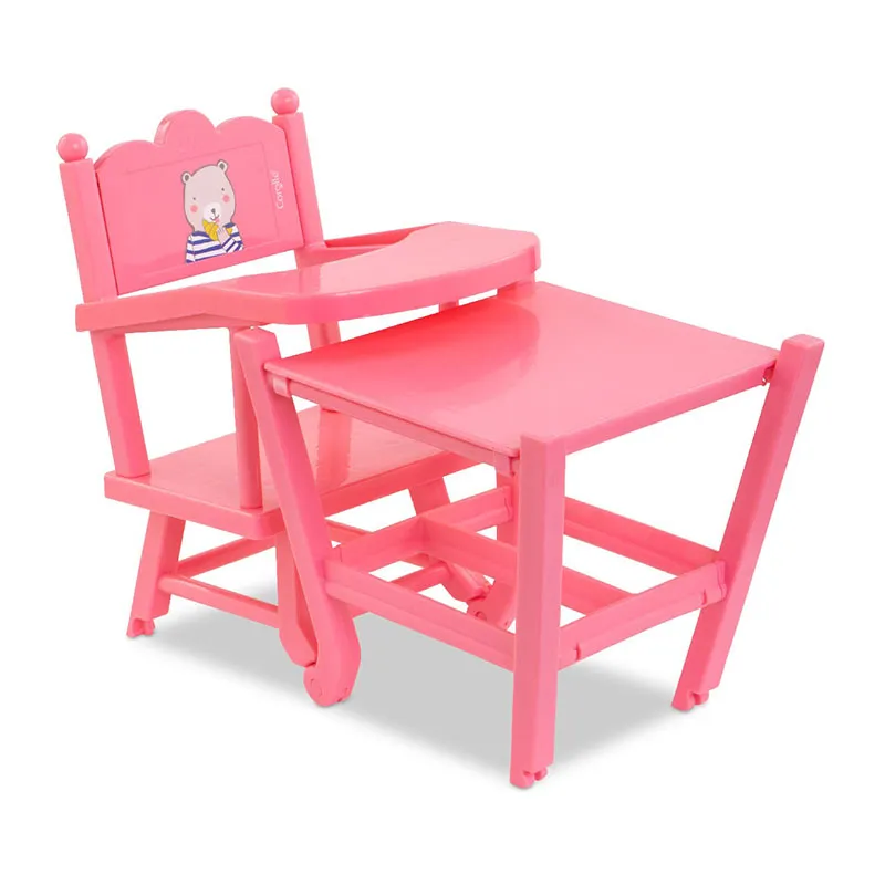 Chaise haute Rose poupon 36-42cm - 36m+-1