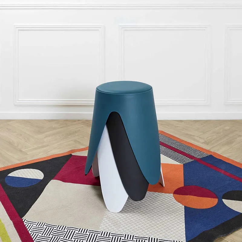 Tabouret empilable Eve Noir - 46cm-5