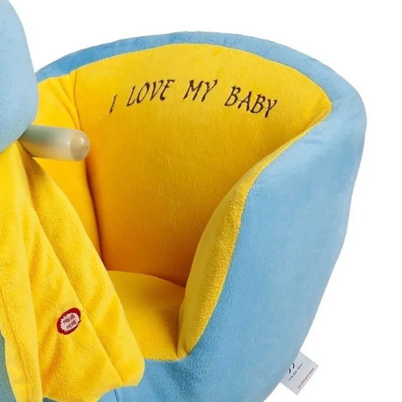 Rocker Baby sonore Chouette bleu - 12m+-4