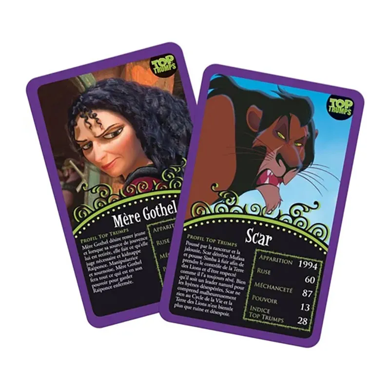 Jeu de cartes Top Trumps Disney Villains - 6+-4