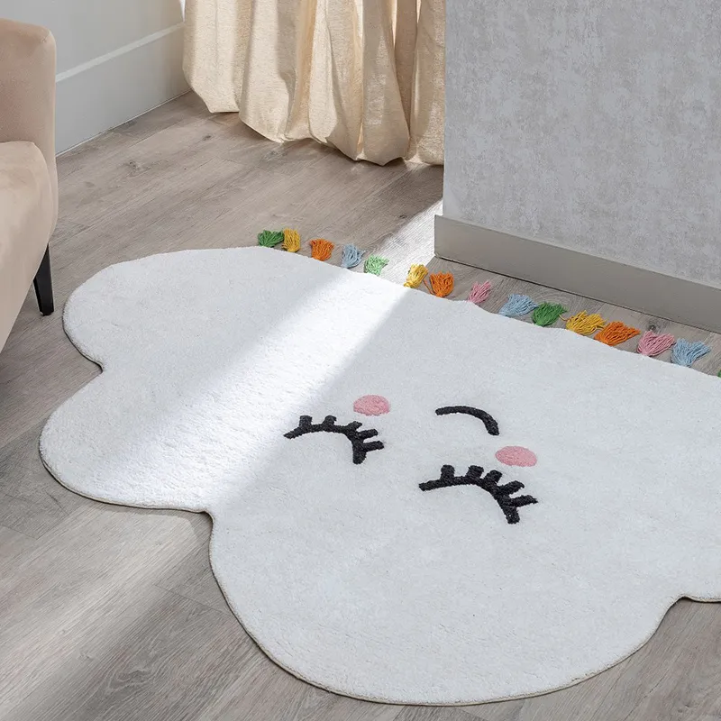 Tapis Nuage Blanc - 100x60cm-0