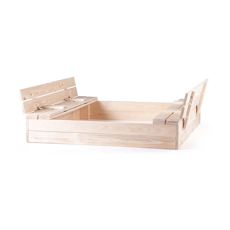 Bac à sable + 2 bancs & Couvercle protection - 36m+-2