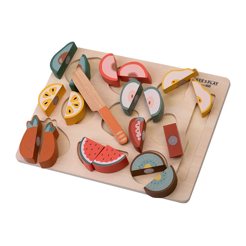 Fruits sur plateau Bois - 18m+-2