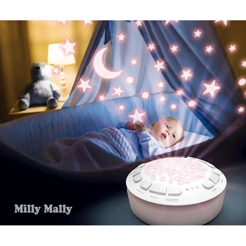 Peluche projecteur Ours Rose - 0m+-6