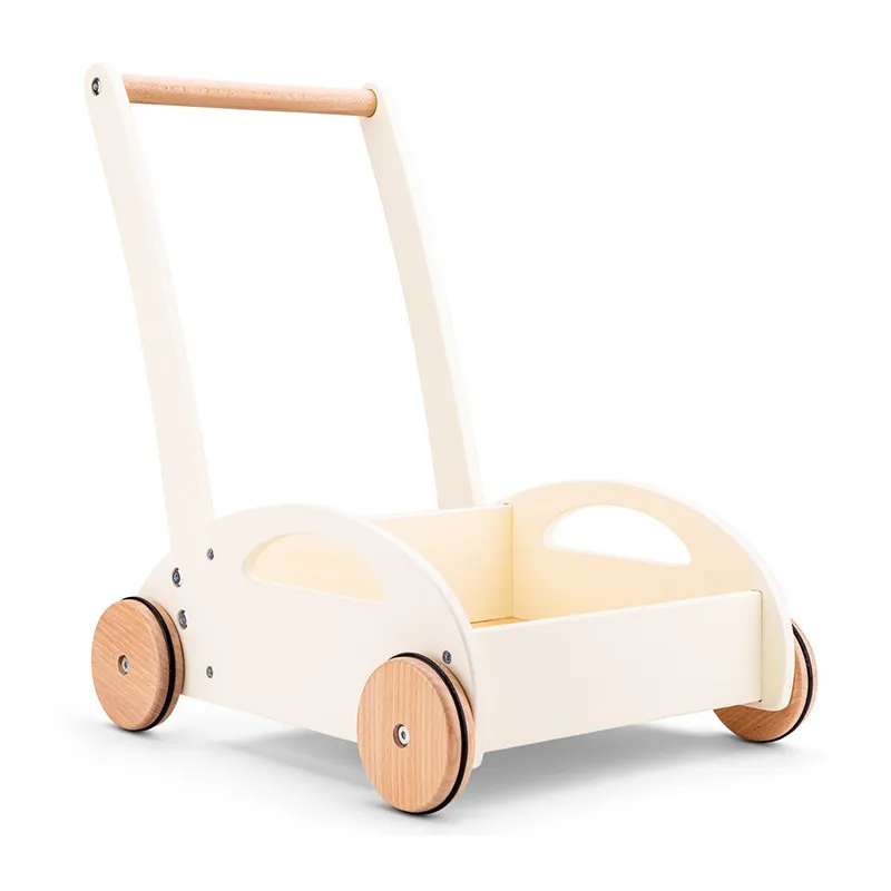 Chariot à pousser avec blocs 30pcs - 12m+-9