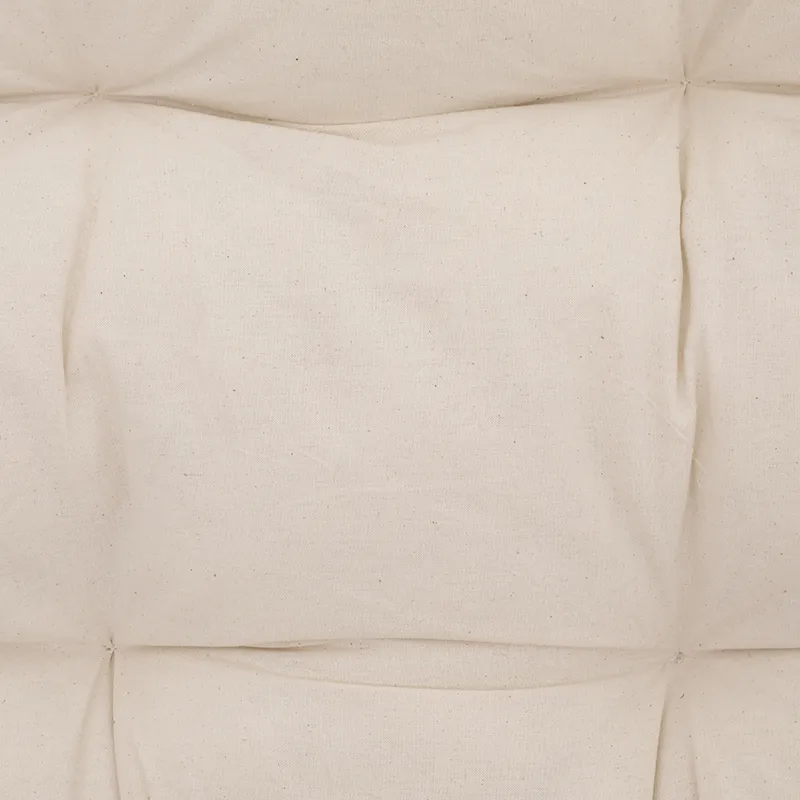 Banquette Neta 2 places Rotin Blanc - 110x77cm-5