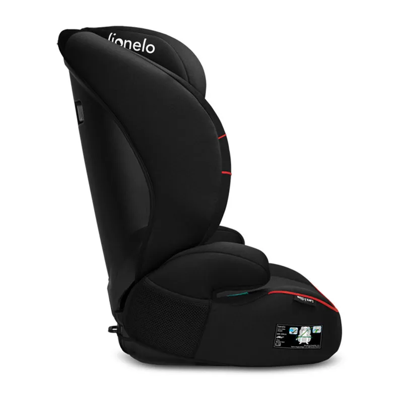 Siège-auto I-Size/Ceinturé Lars 100-150cm - Sport Black Red-6