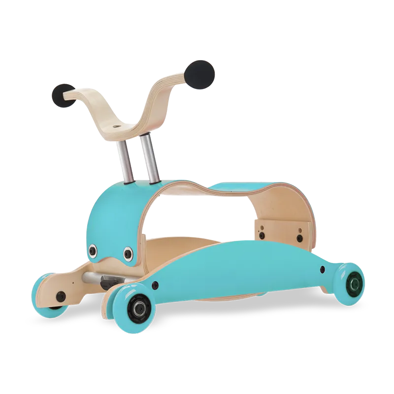 Porteur/Bascule 2en1 Mini Flip Turquoise - 9m+-0