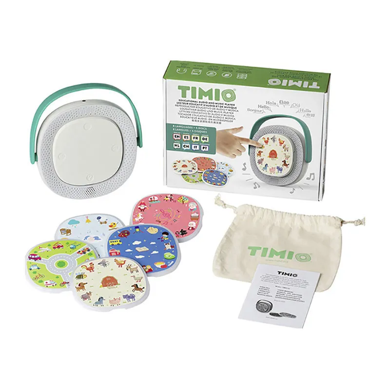Lecteur éducatif audio Timio à piles + 5 disques - 24m+-0