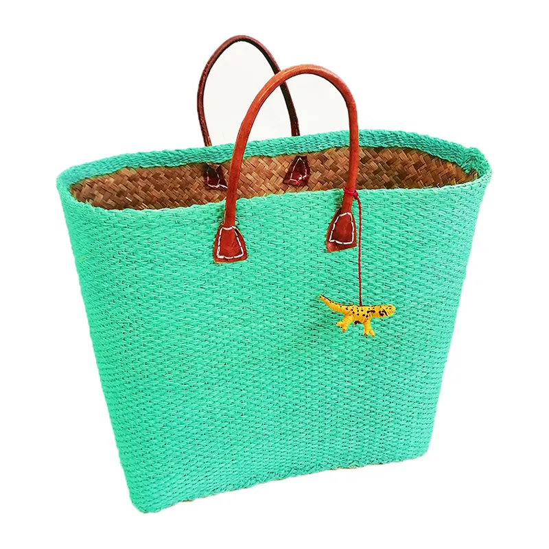 Panier Tana Vert d'eau - 34x30x18cm-1
