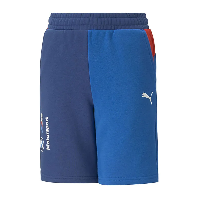 Short Garçon BMW MMS ESS - Bleu/Rouge - PUMA-0