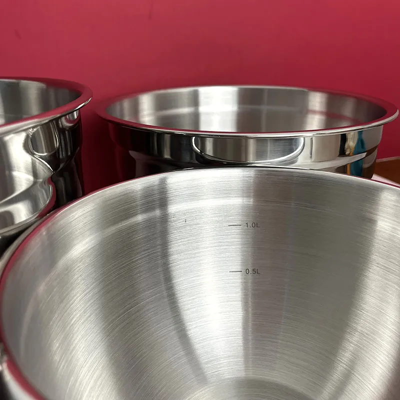 3 Bols mélangeurs Arthur Martin acier - 16/20/24cm-12
