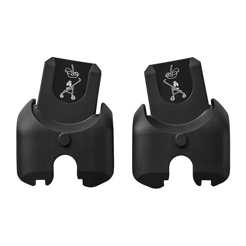 Duo Poussette Compacte Leona + Cosi Cabriofix sans base + Adaptateurs Essential Black - 0m+-10