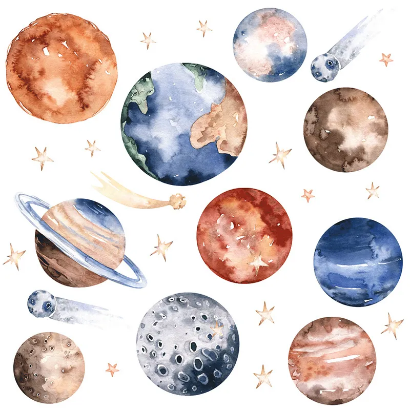 10 stickers - Planètes & Étoiles-2