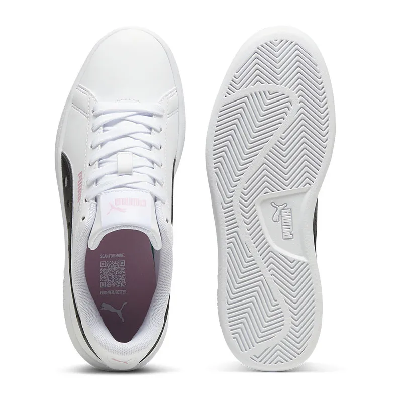 Baskets Junior Fille Puma Smash 3.0 Dance - Blanc/Noir-3