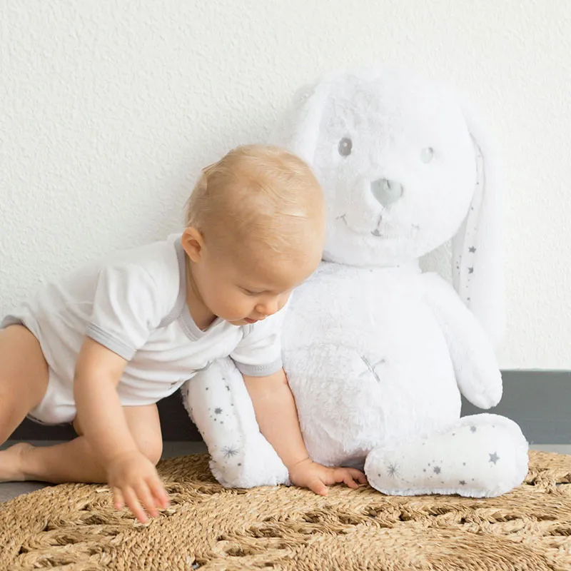 Grande peluche Lapin Martin et ses copains - 60cm-1
