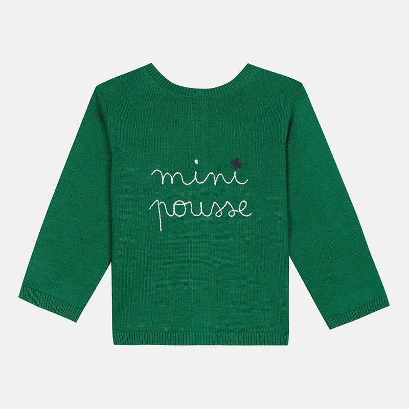Gilet Coton BIO Mixte - Vert foncé-0