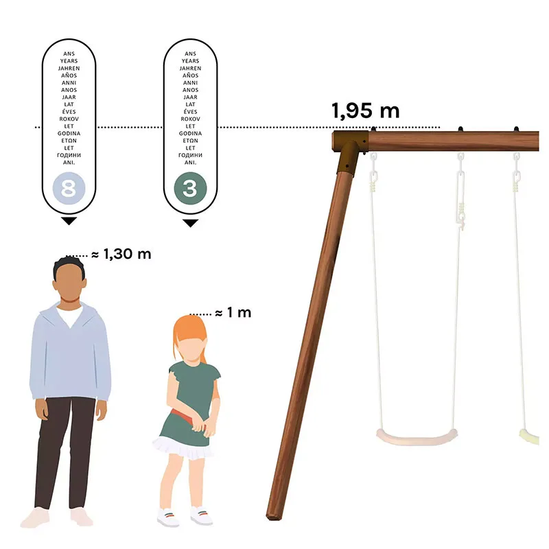 Portique 1 agrès Hanna - 36m+-11