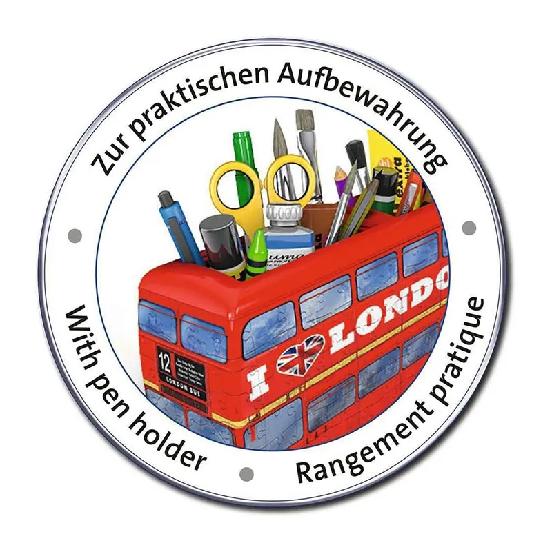 Puzzle 3D Bus londonien 216pcs - 8+-2