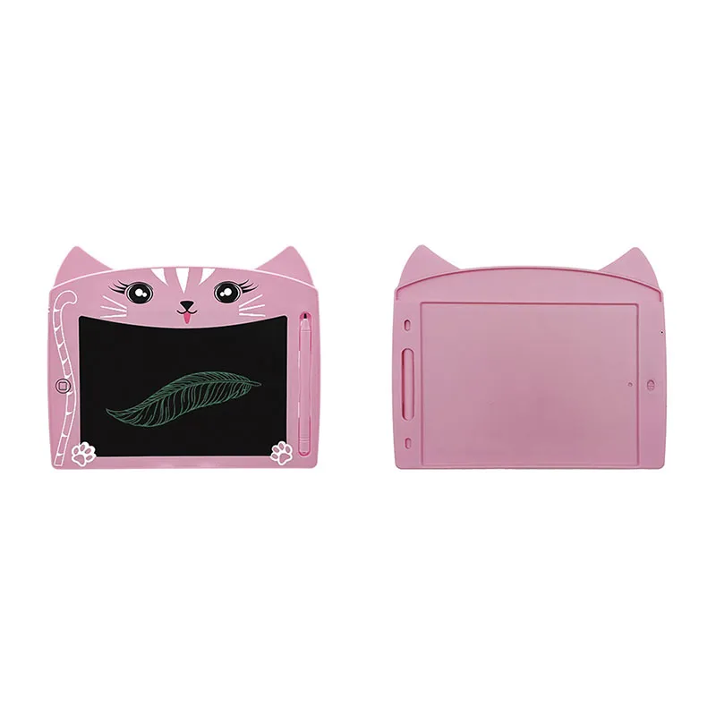 Tablette de dessin et d'écriture LCD 8" Chat Rose - 36m+-3