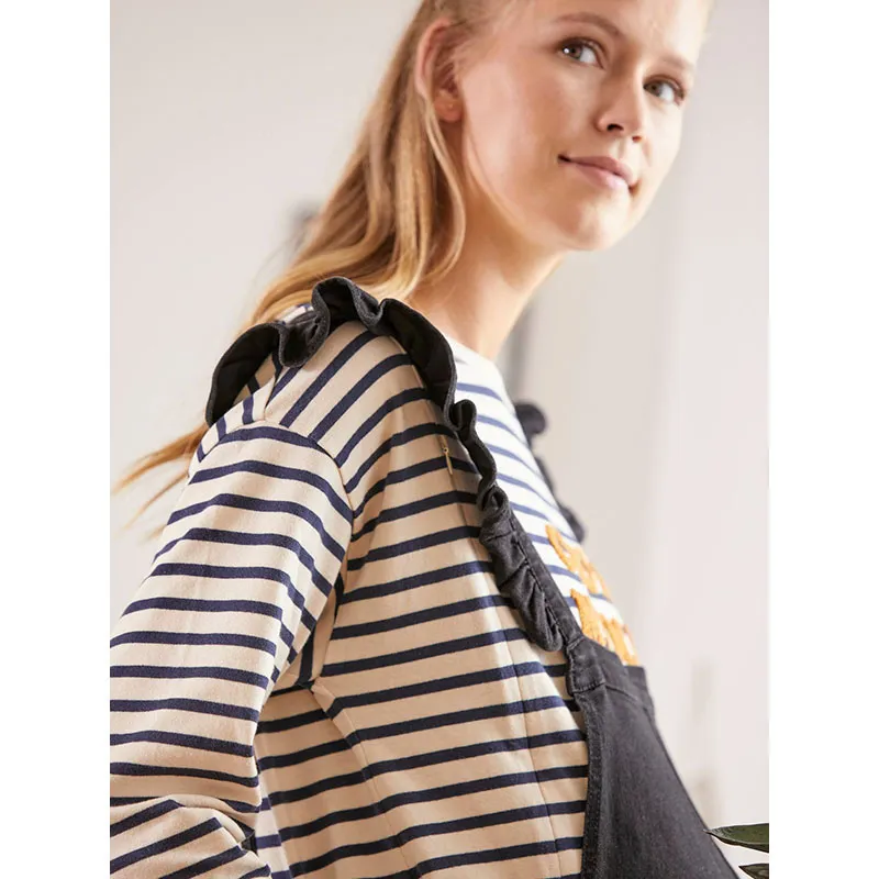 Salopette de grossesse Denim - Noir-3