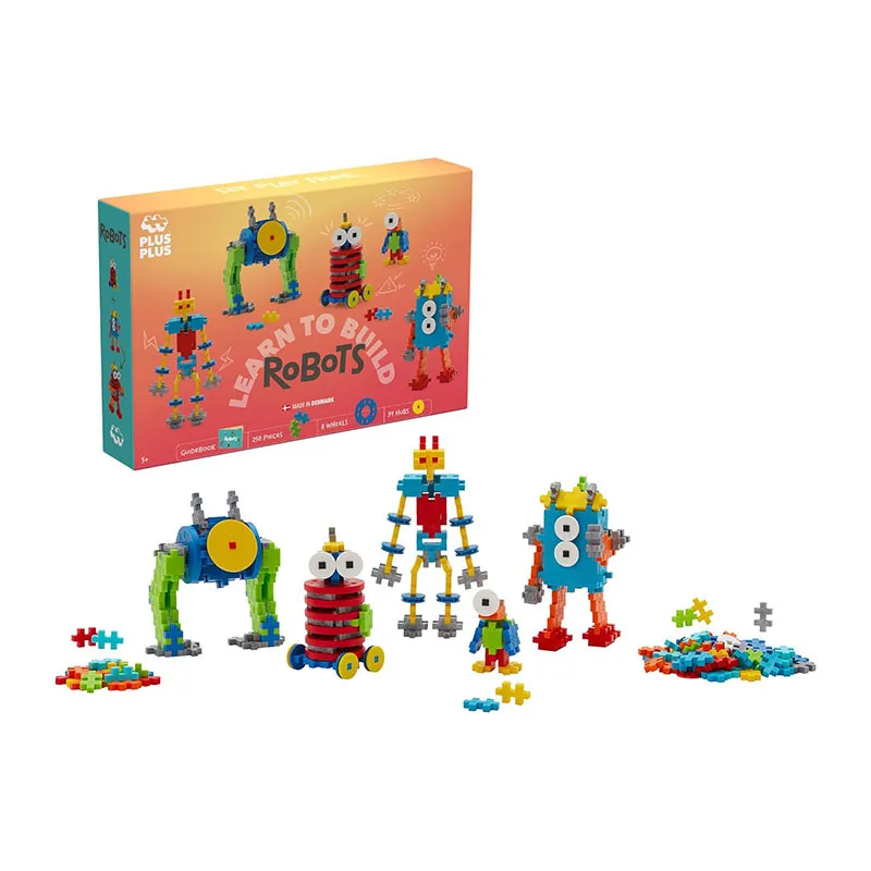 Box Découverte Apprendre à construire Robots 250pcs - 5+-0