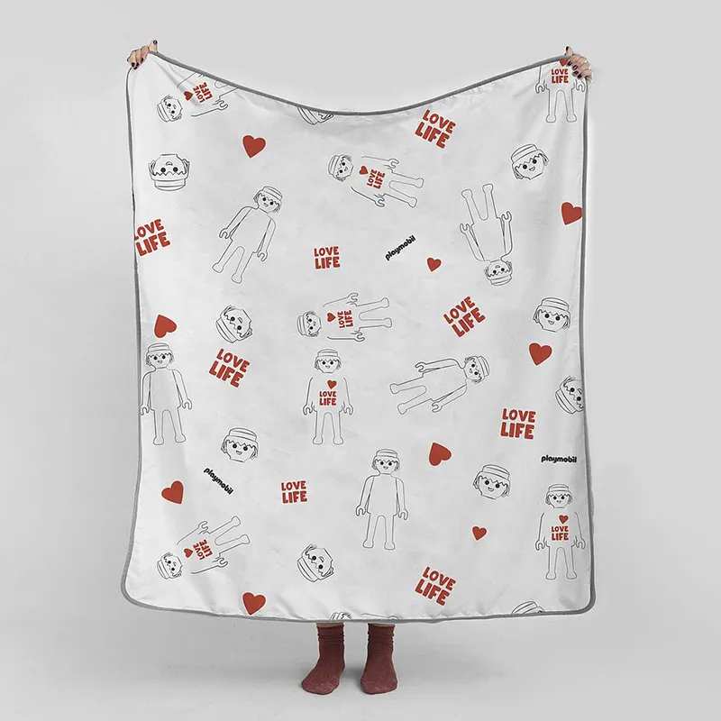 Couverture Love Life - 130x130cm-0