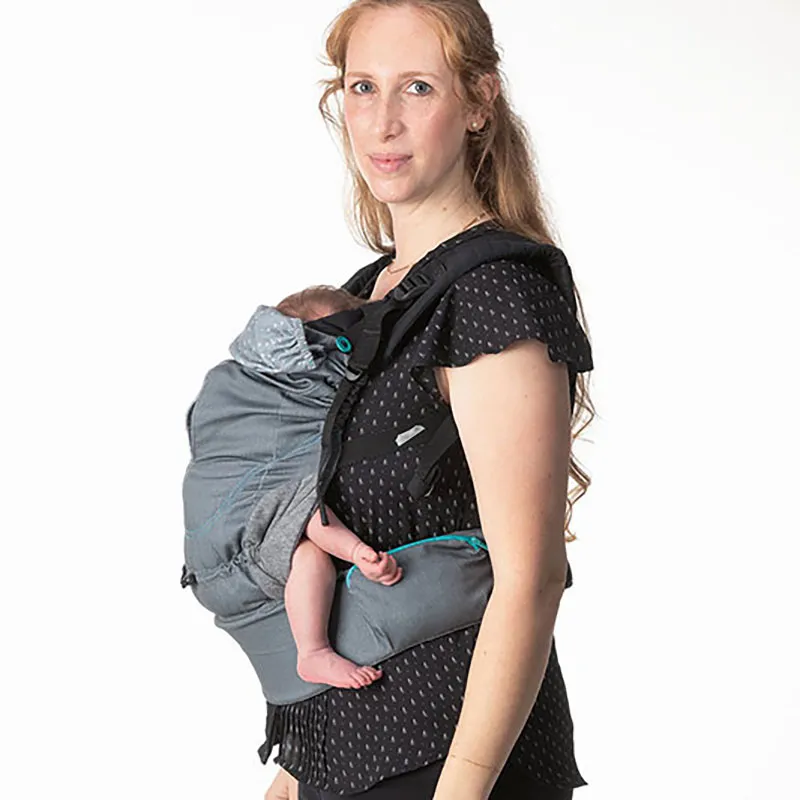 Porte-bébé Myamaki Fit Burgundy Powder - 0m+-2