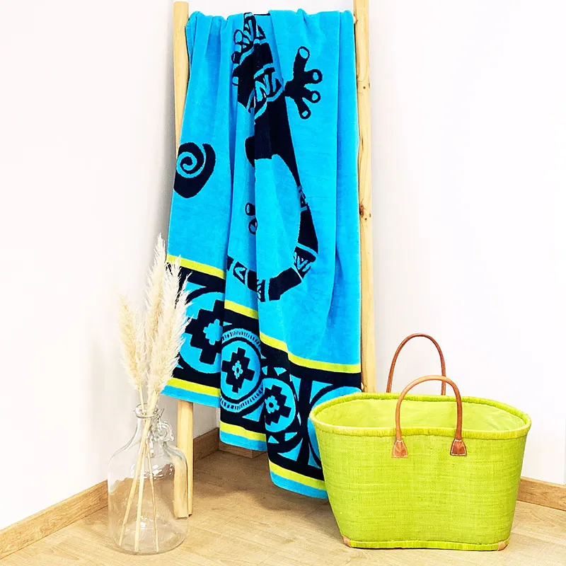 Drap de plage Guadalmar Bleu - 140x180cm-0