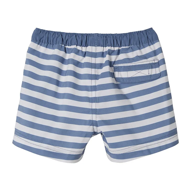Short de bain rayé - Bleu-2