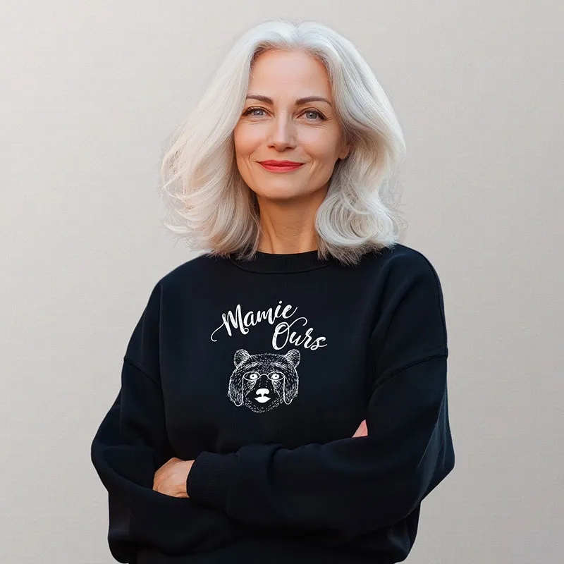Sweat Mamie-ours - Noir-0