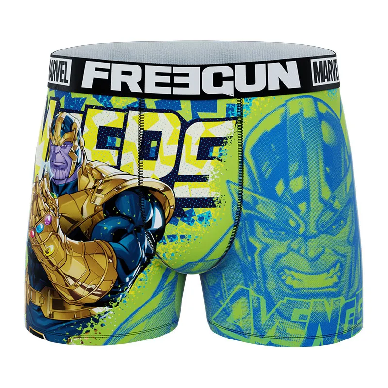 4 Boxers Garçon Marvel - Rose/Bleu/Violet-3