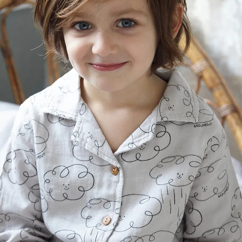 Pyjama Coton BIO Etienne - Funny Rain-1