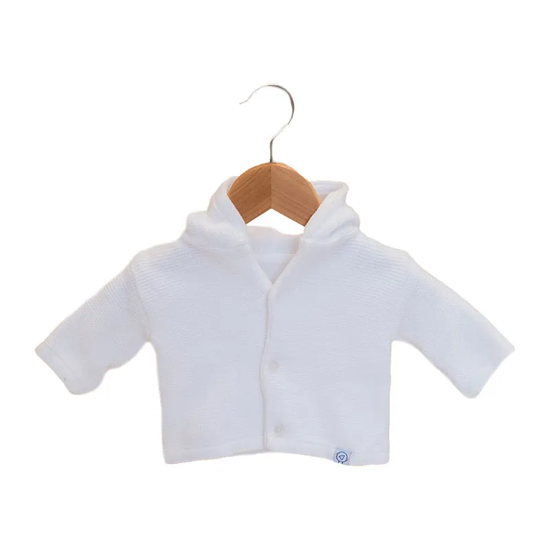 Manteau en coton bio - Blanc-0