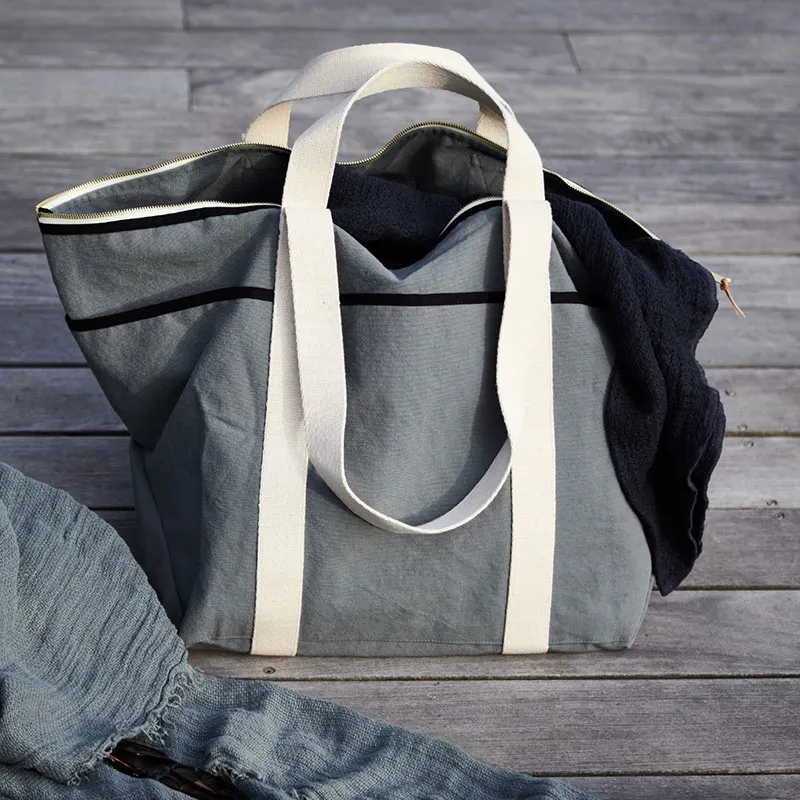 Sac week-end Coton BIO Guy Bag - Deep Forest-0
