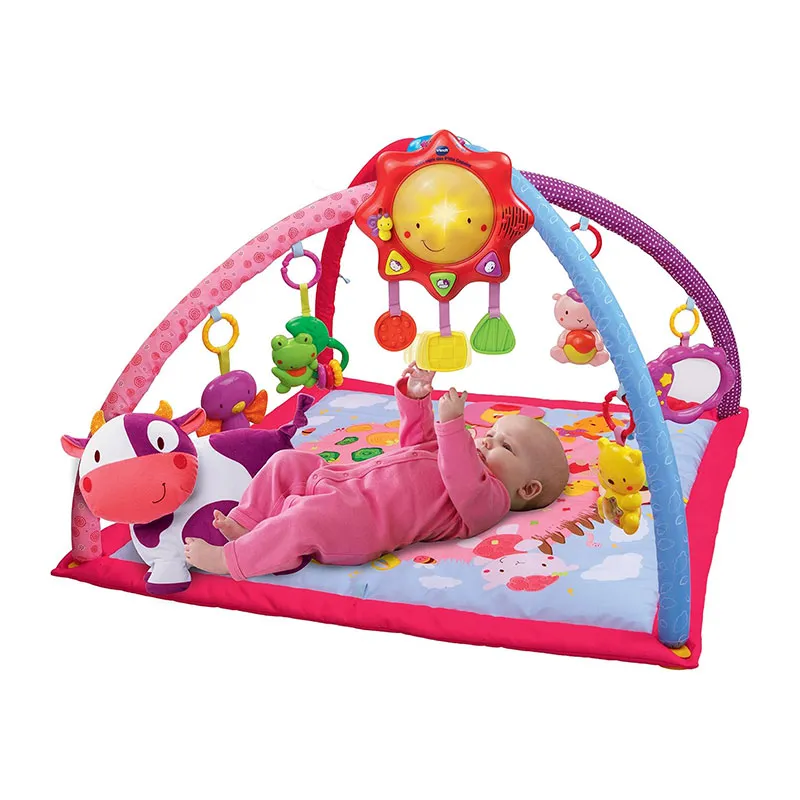 Lumi tapis des P'tits copains Rose - 0m+-1