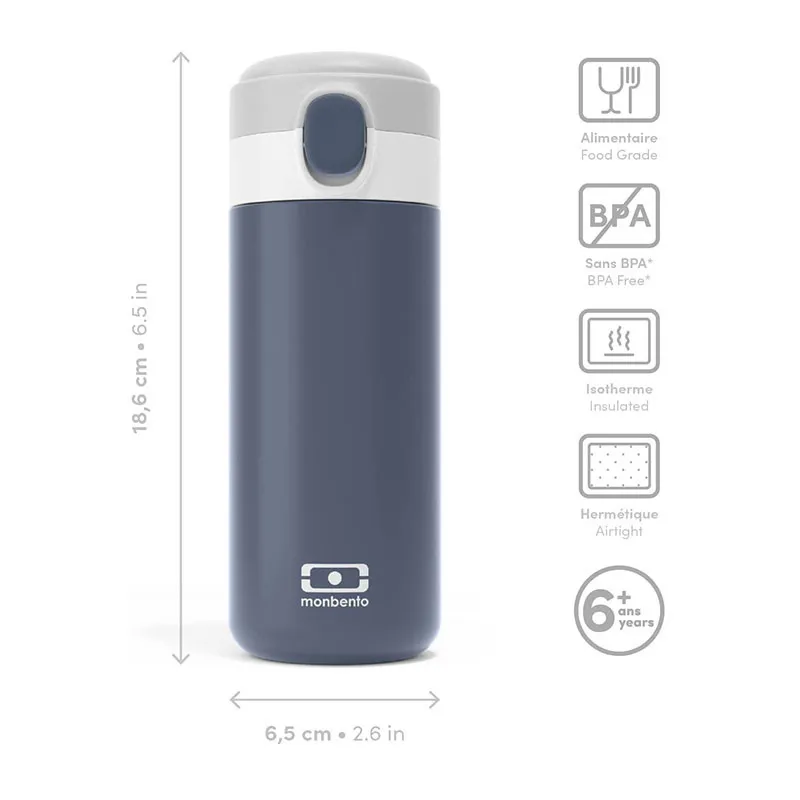 Bouteille isotherme MB Pop Infinity Bleu - 360ml-3