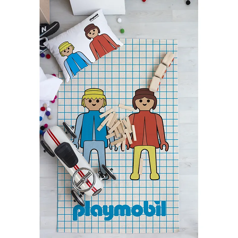 Tapis Enfant Playmobil Couple - 90x137cm-1