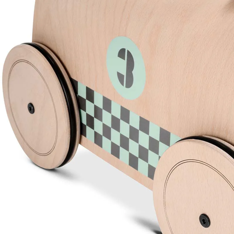 Porteur Voiture Bois/vert - 12m+-3