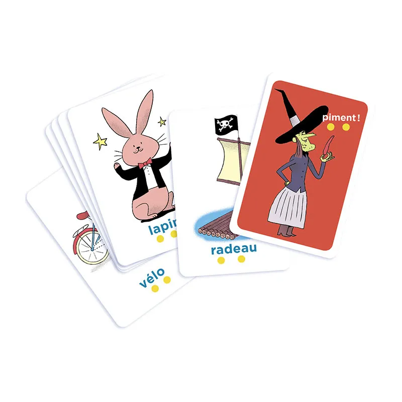 Jeu de cartes Sel ou piment ? 76pcs - 5+-2