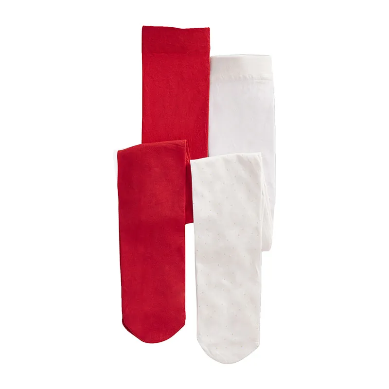 Collant pois Noël - Rouge-0
