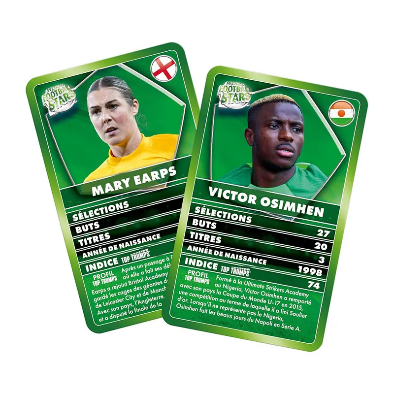Jeu de cartes Top Trumps World Football Star - 12+-2