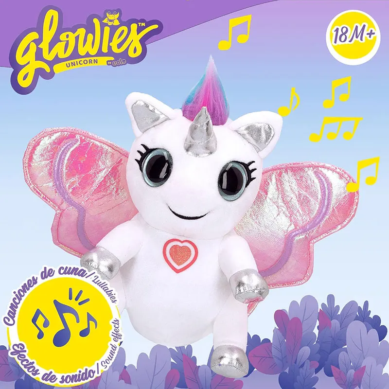Peluche musicale lumineuse Licorne - 18m+-1