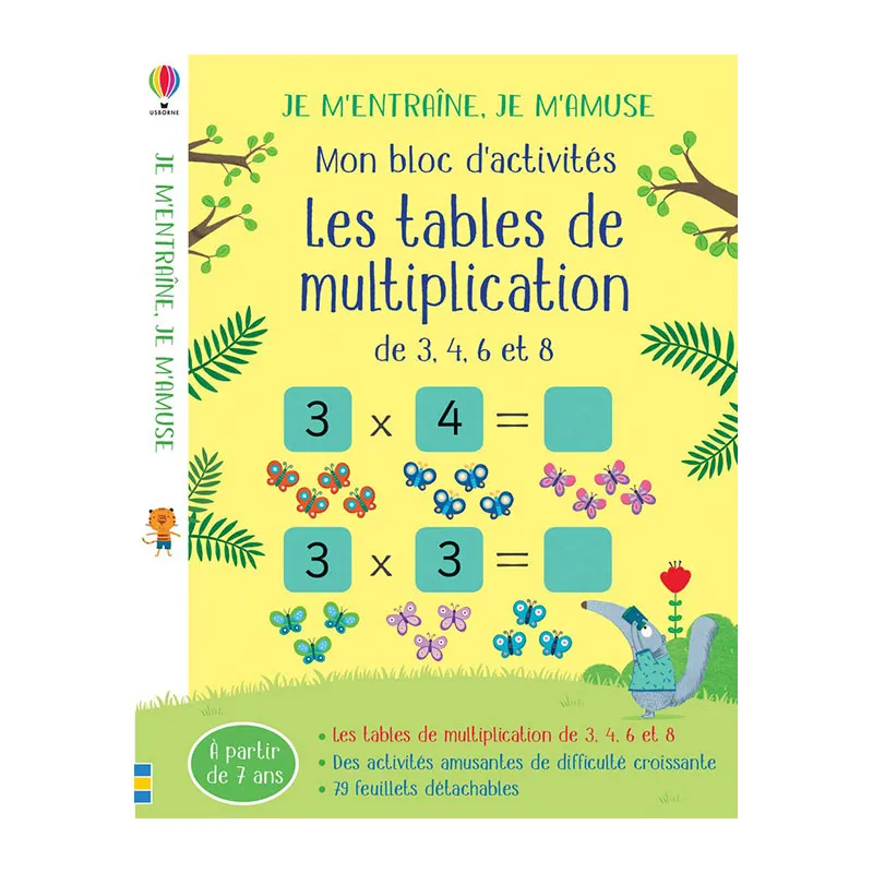 Les tables de multiplication 3,4,6 - 6+-0