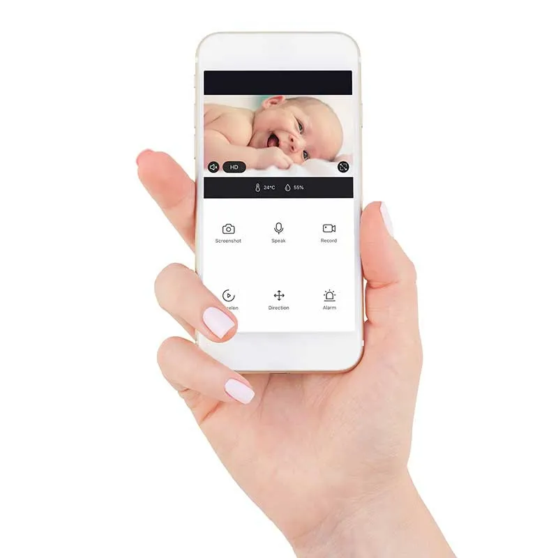 Babyphone SmartBaby10BK Wi-Fi Caméra Noir-10